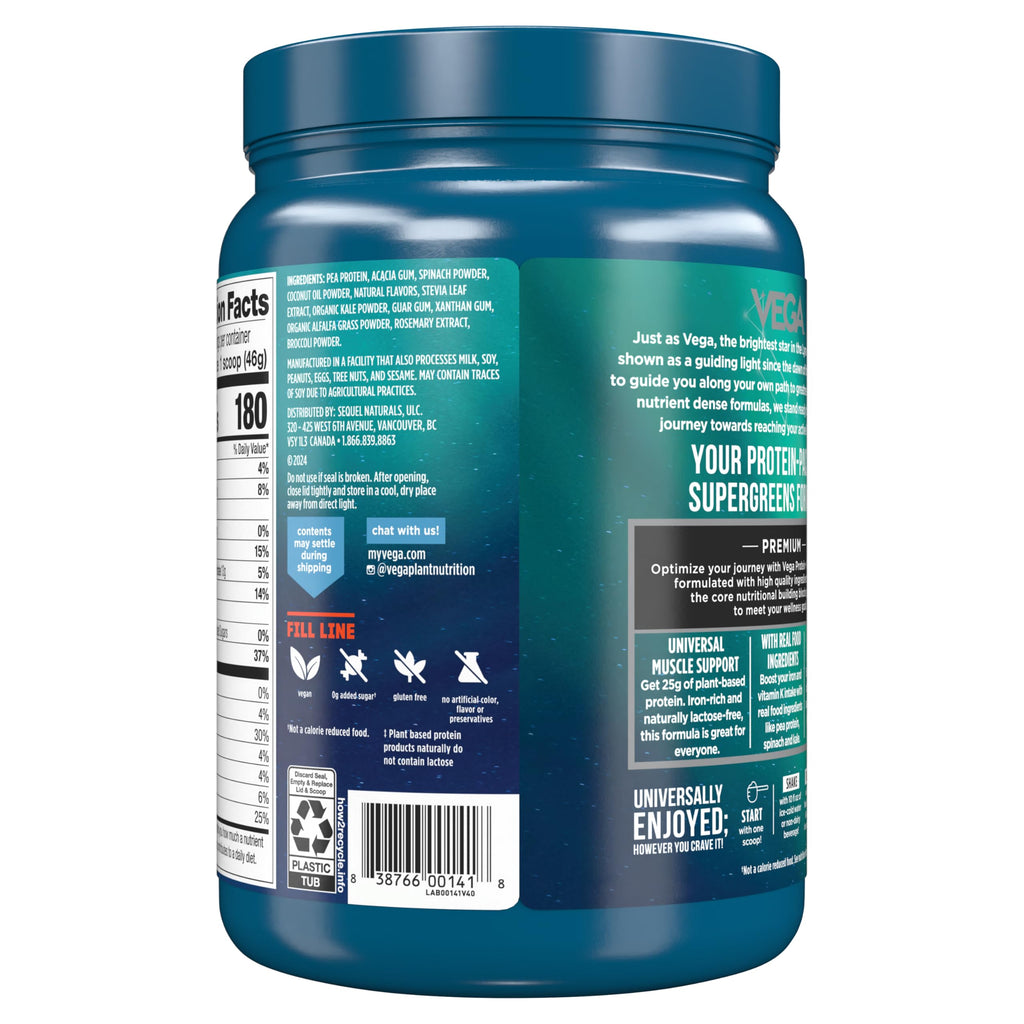 Creamy Vanilla Plant Based Protein Powder I695243