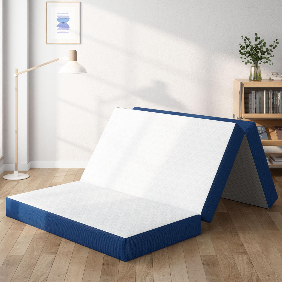 Queen 6 Inch Foldable Gel Memory Foam Mattress R715