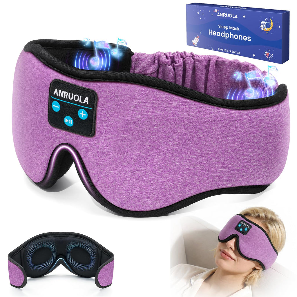 Bluetooth Sleep Mask with Blackout Eye Mask H657