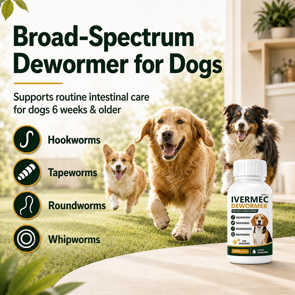 Broad Spectrum Dog Dewormer Liquid 120ml H96440