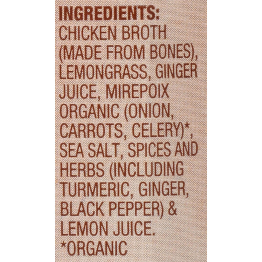 Turmeric & Ginger Chicken Bone Broth Y2681