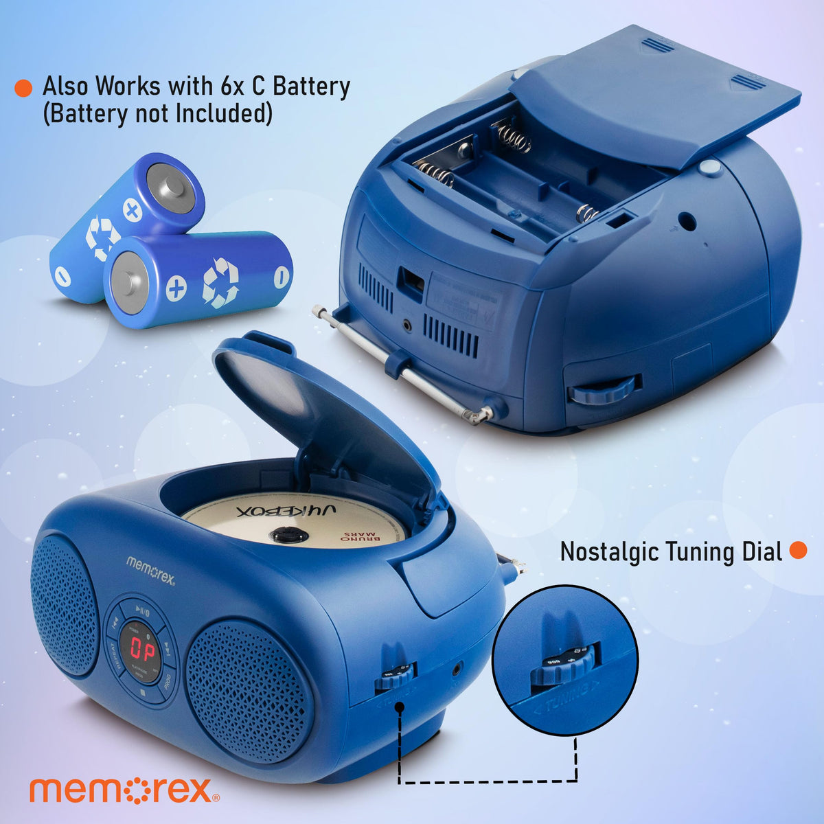 AM/FM Top Loading CD Player K248