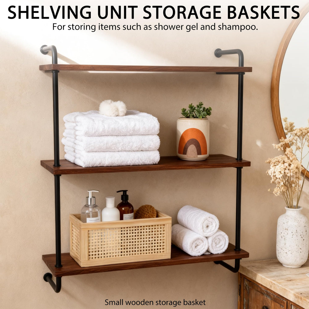 Rectangular Rattan Woven Storage Basket H415090