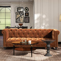 Burnt Orange Performance Velvet Sofa B878