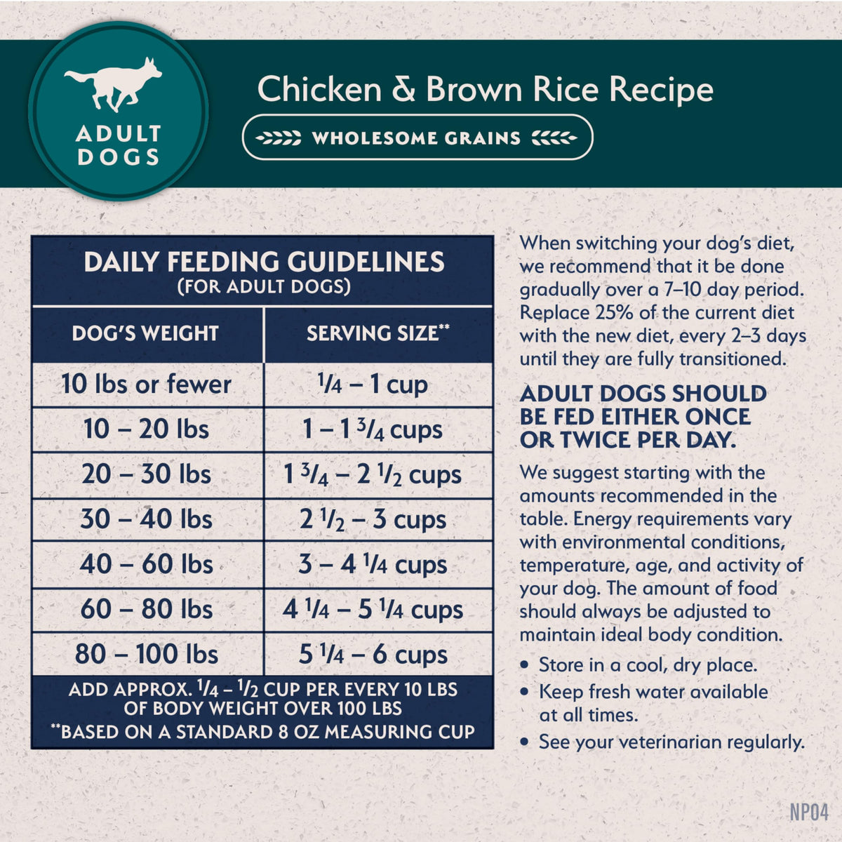 Chicken & Brown Rice 24 lb Z83257