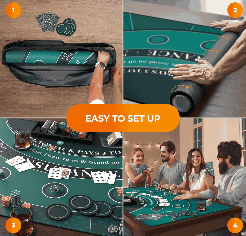Blackjack Mat 70" x 30" B299