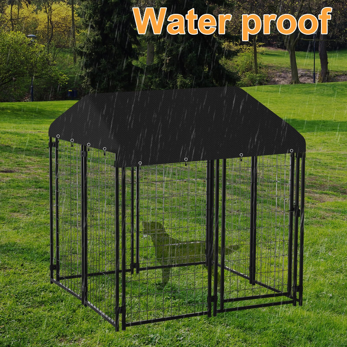 10' x 5' Heavy Duty Waterproof Oxford Cloth Dog Kennel Cover E680